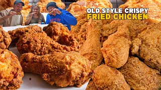 OLD STYLE Crispy Tender and Juicy FRIED CHICKEN [upl. by Ecirehc]