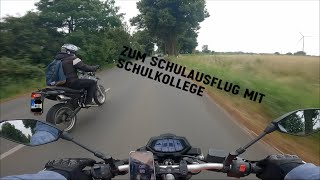 Zum Schulausflug mit Schulkollege  MotoVlog [upl. by Uzzi]