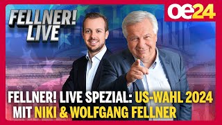 FELLNER LIVE Spezial zur USWahl 2024 mit Niki amp Wolfgang Fellner [upl. by Nhojleahcim828]