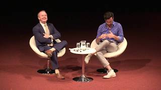 Ian Hislop amp Jolyon Rubinstein  Posttruth amp Satire Sheffield DocFest 2017 [upl. by Nomihs590]