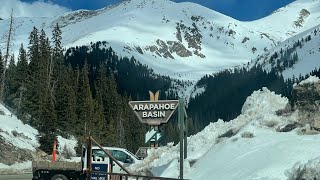 Cruising Around Arapahoe Basin on a Beautiful Day 32024 [upl. by Ysnat]