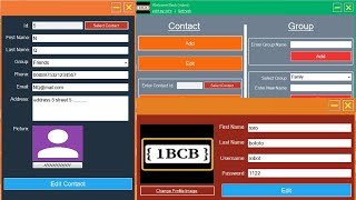 VBNet Contact Information System Project Source Code link in the description [upl. by Mela580]