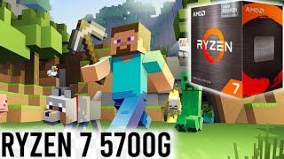 Ryzen 7 5700G  Minecraft  Shaders  1080p Sin GPU [upl. by Lockhart581]