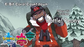 8Bit Carol Countdown 1  Battle Peony WITH LYRICS  Pokémon Sword and Shield Crown Tundra Cover [upl. by Ynahteb]