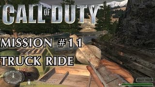 Call of Duty  Mission 11  Truck Ride British Campaign [upl. by Norret]