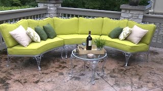 How to Make Cushions for a Curved Patio Set [upl. by Peyton]