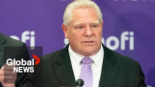 Doug Ford tells immigrants quotnot come to Canadaquot if theyll be quotterrorizing neighbourhoodsquot [upl. by Radborne676]