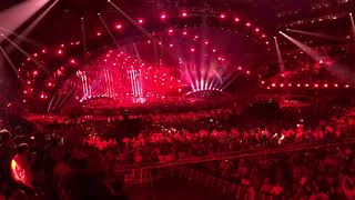 Eleni Foureira quotFuegoquot LIVE from Altice Arena during Eurovision Final [upl. by Ecidnarb]