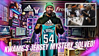 Gilbert Arenas Buys The jersey someone ripped off Kwame Brown oakdownstairs checkplease [upl. by Calvano461]