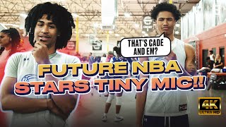 I interviewed future NBA stars with a tiny mic Part 1 [upl. by Sateia]