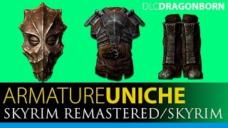 SKYRIM  Armature Uniche AHZIDAL ARMATURA DI AHZIDAL DLC Dragonborn [upl. by Wilma]