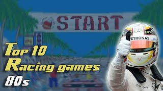 Top 10 racing games 80s [upl. by Princess]