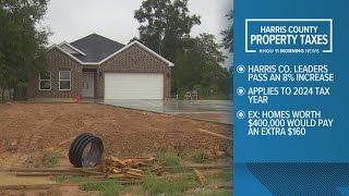 Harris County approves 8 property tax hike with new budget [upl. by Siduhey]