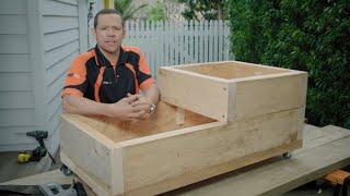 How to Build Mobile Planter Boxes  Mitre 10 Easy As DIY [upl. by Cooperstein]