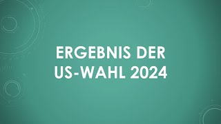 Ergebnis der US Wahl 2024 einfach und kurz erklärt [upl. by Akienaj]