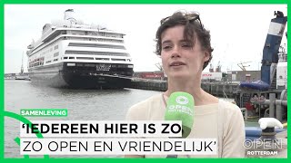 Oekraïense actrice Milena herenigd met moeder op cruiseschip de Volendam  SAMENLEVING [upl. by Schofield]