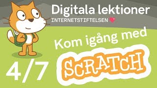 Scratch för nybörjare Variabler och poängräkning del 47  Digitala lektioner [upl. by Annaynek]