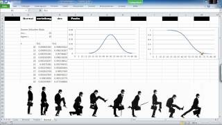 Normalverteilung und ihre Berechnung in Excel 2010 [upl. by Merras489]