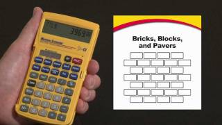 How to Estimate Needed Bricks Blocks and Pavers  Material Estimator [upl. by Volnak]