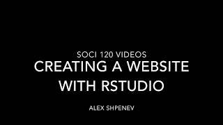 Create a website with R [upl. by Teria]