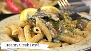 Creamy Steak Penne Pasta A Luxurious Twist on a Classic Dish [upl. by Whiney]