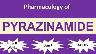 Pyrazinamide  Mechanism of Action  Clinical Use  Side Effects  AntiTubercular Drug [upl. by Best501]