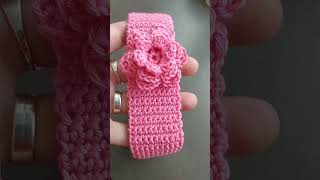 Bandeau cheveux au crochet pour mon petit bébé [upl. by Airetal]