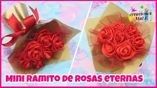 MINI RAMITO DE ROSAS ETERNAS  DIY [upl. by Nassi662]