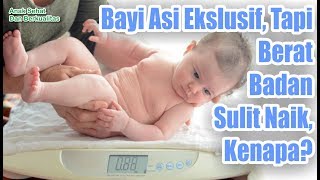 Bayi ASI Ekslusif Tapi Berat Badan Sulit Naik Kenapa [upl. by Lecroy369]