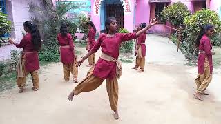 Bihar diwas par group dance practice KGBV jamui ki students🇮🇳🙏🚩 [upl. by Aisa]