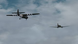 BFL8091  Horsa Glider Pickup at Netheravon [upl. by Mae]