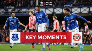 Everton v Brentford  Key Moments  Fourth Round  Emirates FA Cup 202122 [upl. by Francene722]