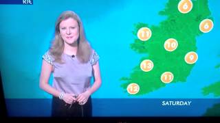 Nuala Carey MetEireann thumbs up [upl. by Hortensia]