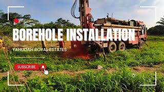 A Ghana Vlog Free Water For Life  Borehole Installation [upl. by Docile]