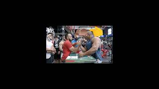 arm wrestling funny videofunny sound effectsarmwrestlinglarrywheels vsindianarmwrestlershorts [upl. by Kathlene]