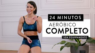 Treino CARDIO completo 24 minutos para QUEIMAR GORDURA  Carol Borba [upl. by Keyes938]