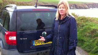 Skoda Yeti 2011  a family car review in Pembrokeshire  filmed on an iphone4 [upl. by Nyrok]