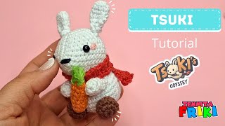 TSUKI ODYSSEY Llavero Amigurumi para mis Friki amigos Patrón en Video EspañolIngles [upl. by Reld]