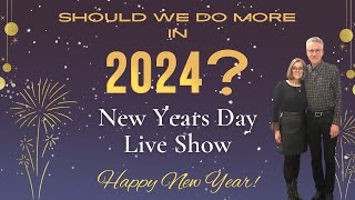 Should We Do More in 2024  New Years Day live stream with Tami amp Tom of Nutmeg Notebook  QampA [upl. by Ayotahc]