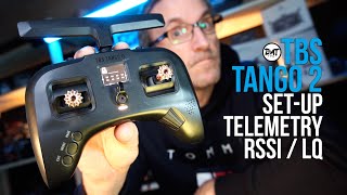 TBS Tango 2 how to setup RSSI  LQ  Telemetry [upl. by Peedus]