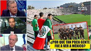 LA GENTE ABANDONÓ A MÉXICO Rose Bowl casi vacío y poca venta para juego vs CANADÁ  Futbol Picante [upl. by Orlene]