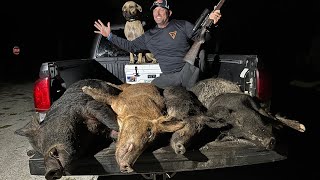 Wild Hog Hunting for Hurricane victims Free BarBQ for Everybody [upl. by Lopes]