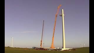 Vestas V52 Turbines at Skehanagh Wind Farm [upl. by Sudderth960]