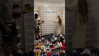 Shoe Organization😤🔥 sneakers sneakerheads jordans footwear shoes organization closet [upl. by Belak]