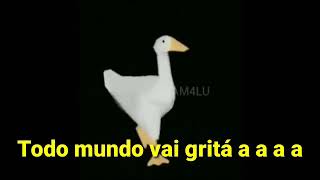 Pato ganso cantando o zonibo vai derrapar Legendado certo [upl. by Thrift]