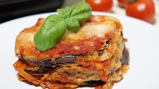 EGGPLANT PARMIGIANA RECIPE  PARMIGIANA DI MELANZANE RECIPE  EGGPLANT PARMESAN RECIPE  EGGPLANT [upl. by Giannini135]