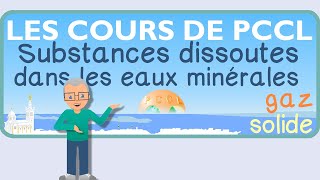 5e  COURS n° 05  SUBSTANCES DISSOUTES DANS LES EAUX MINÉRALES  PhysiqueChimie  Collège [upl. by Leslie909]