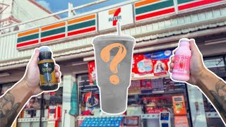 Grass jelly X Strawberry flavored milk howto 7eleventhailand pov conveniencestore asmrdrinking [upl. by Jacobsen188]