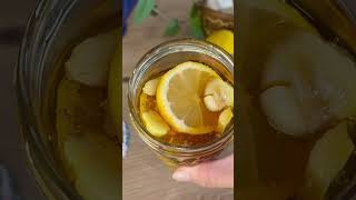 Remède Sirop 100 naturel gingembre citron miel ail 🍯 [upl. by Aseret]