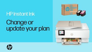 Change or update your HP Instant Ink plan  HP printers  HP Support [upl. by Rebel]